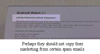 Reading the box can sometime be entertaining