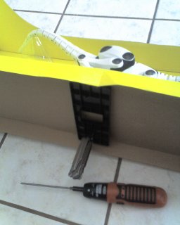 Deep recesed screws must be removed to free RoboReptile