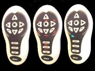 RoboReptile's Remote has 3 modes or levels